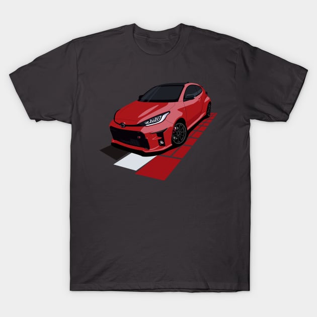 GR Yaris T-Shirt by AutomotiveArt